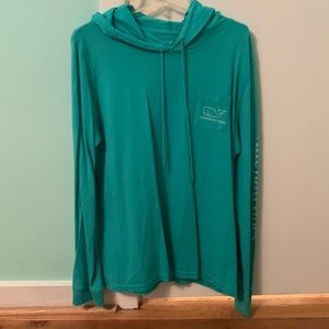 Vineyard Vines long-sleeve whale hoodie tee